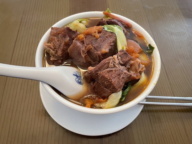 Birthday meal: my ma made me beef noodle soup