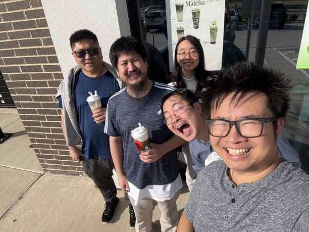 lunch with Joe and Daniel