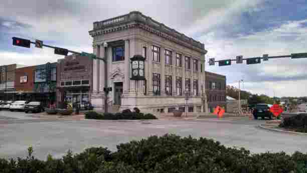 An Old Bank Building close to downtown Denton