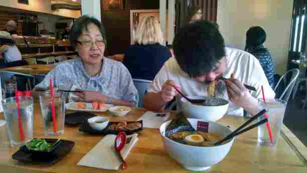 Eating Ramen in Austin