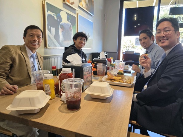 lunch with the saints