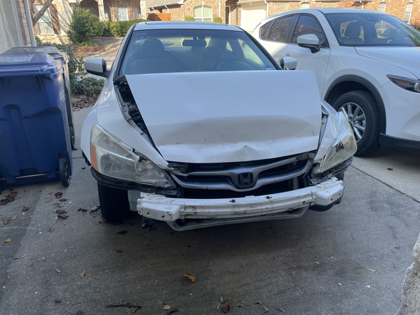 before, the car looks worse than it actually was