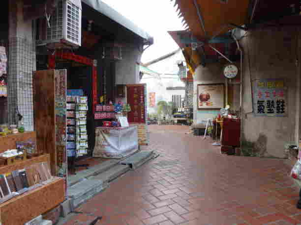 A typical street in Taichung in the olden days