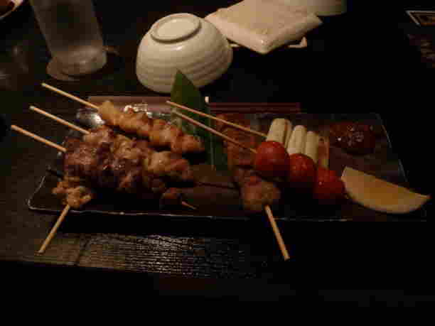 Some good yakitori in the middle of the night