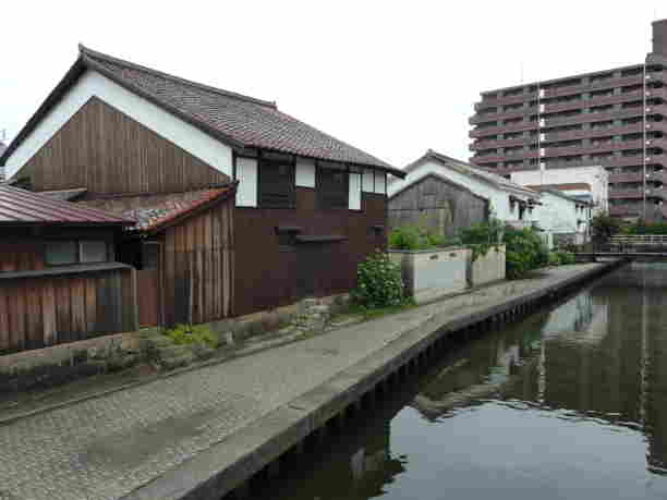 Warehouses in Yonago - a piece of forgotten history